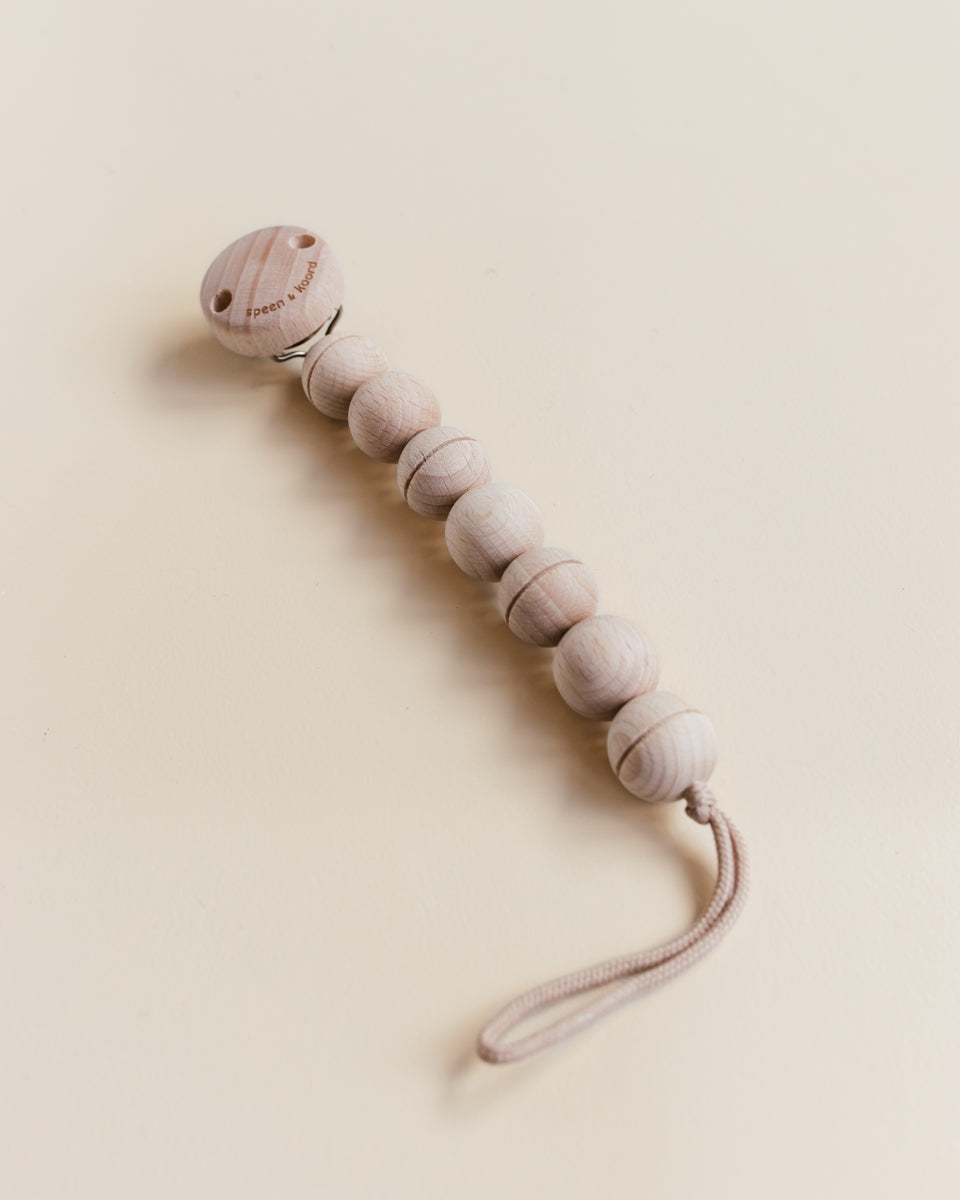 pacifier clip - onno - beechwood