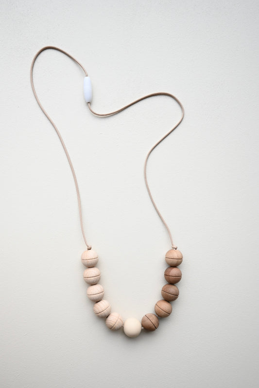 borstvoedingsketting zenna - duo hout