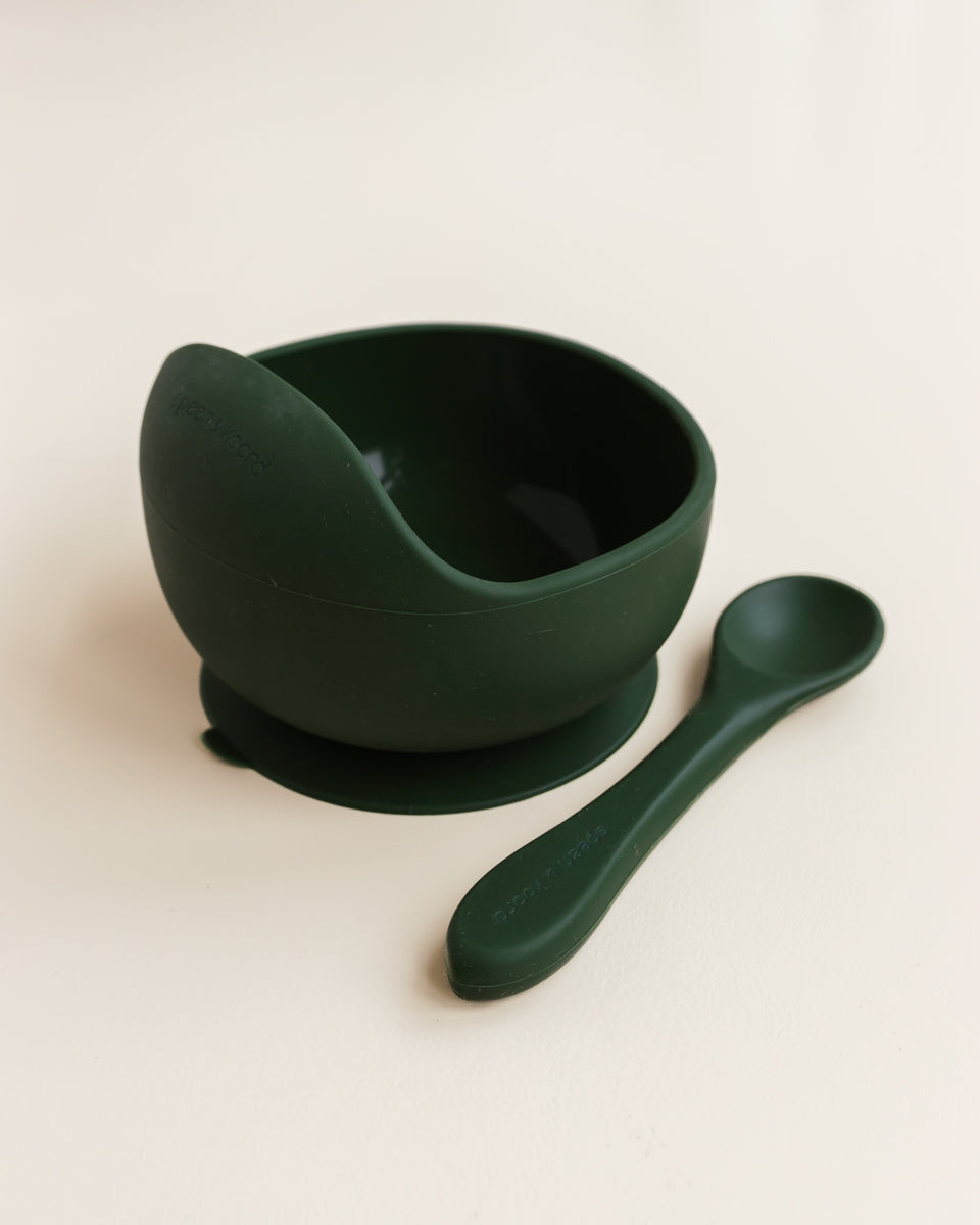 bowl + spoon set - forest #kleur_forest